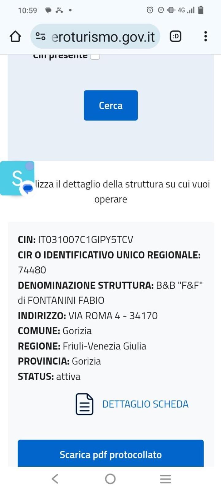 B&B Ff Gorizia Eksteriør billede